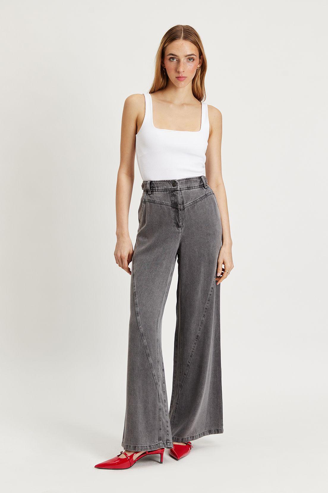 Pantalon Liso Gris iO 11020224053113-0