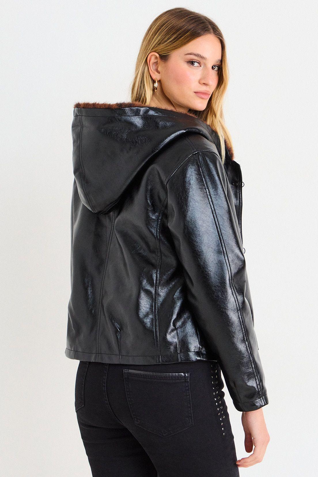 Chaqueta De Pu Negro Ash 17507226093102-2