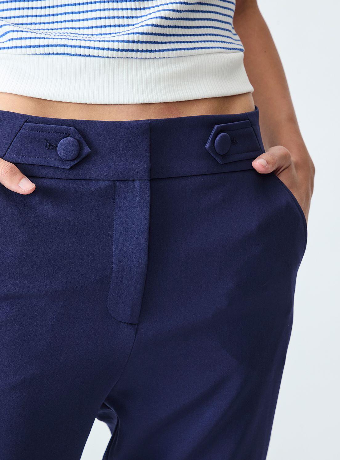 Pantalon Liso Azul iO 11020125005104-2