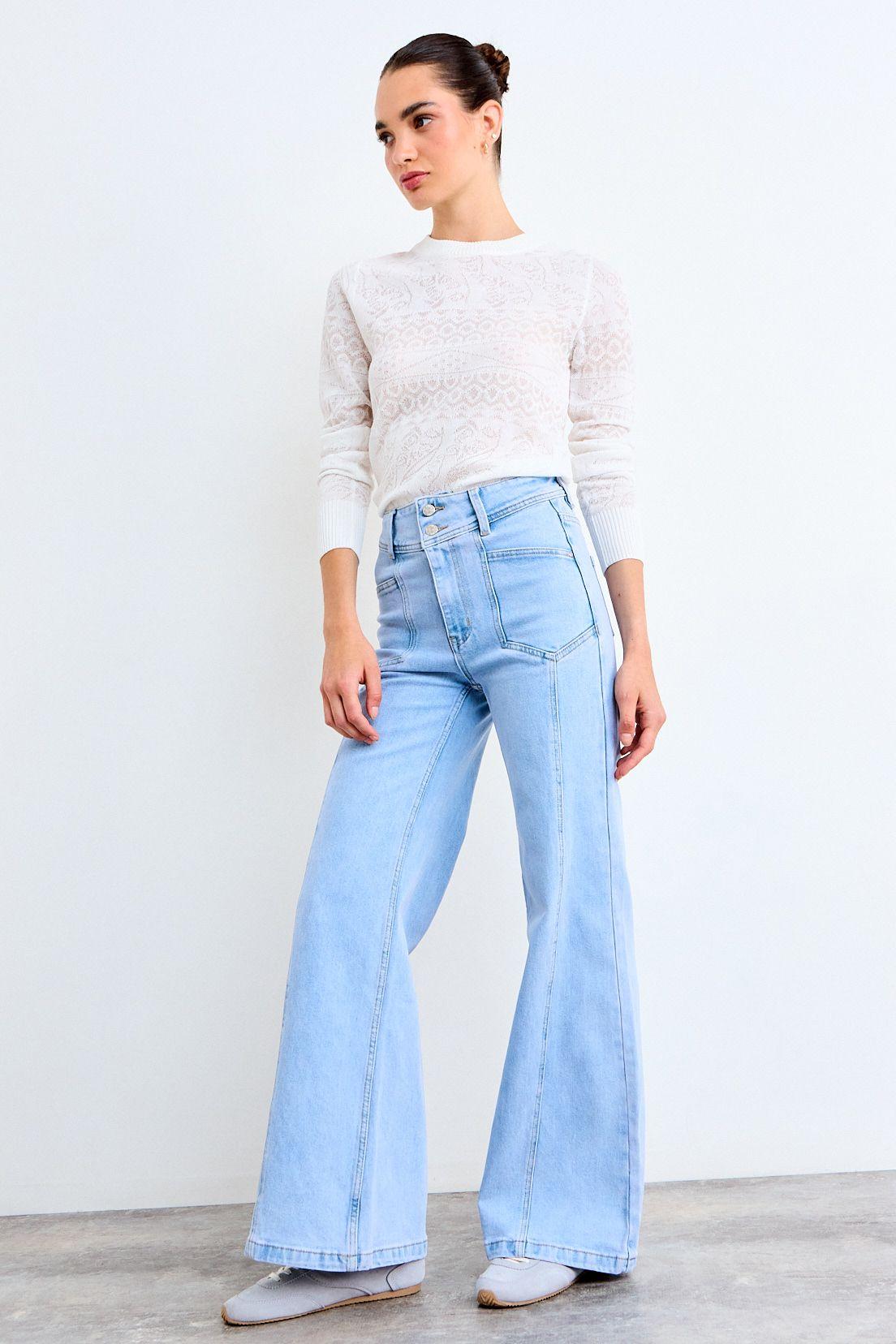 Jeans Liso Celeste iO 11320126005110-4