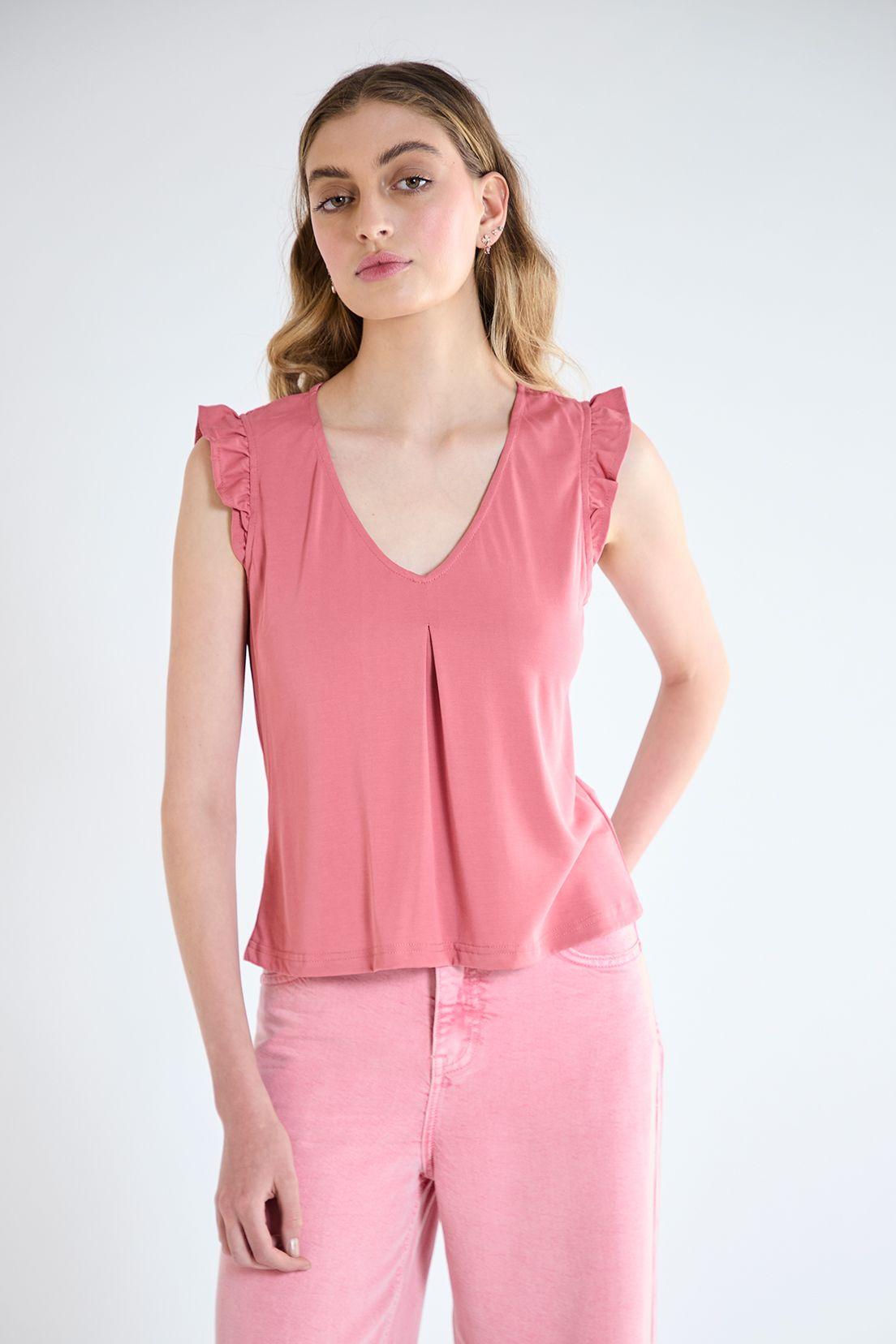 Polera Lisa fucsia iO 14220125050116-0