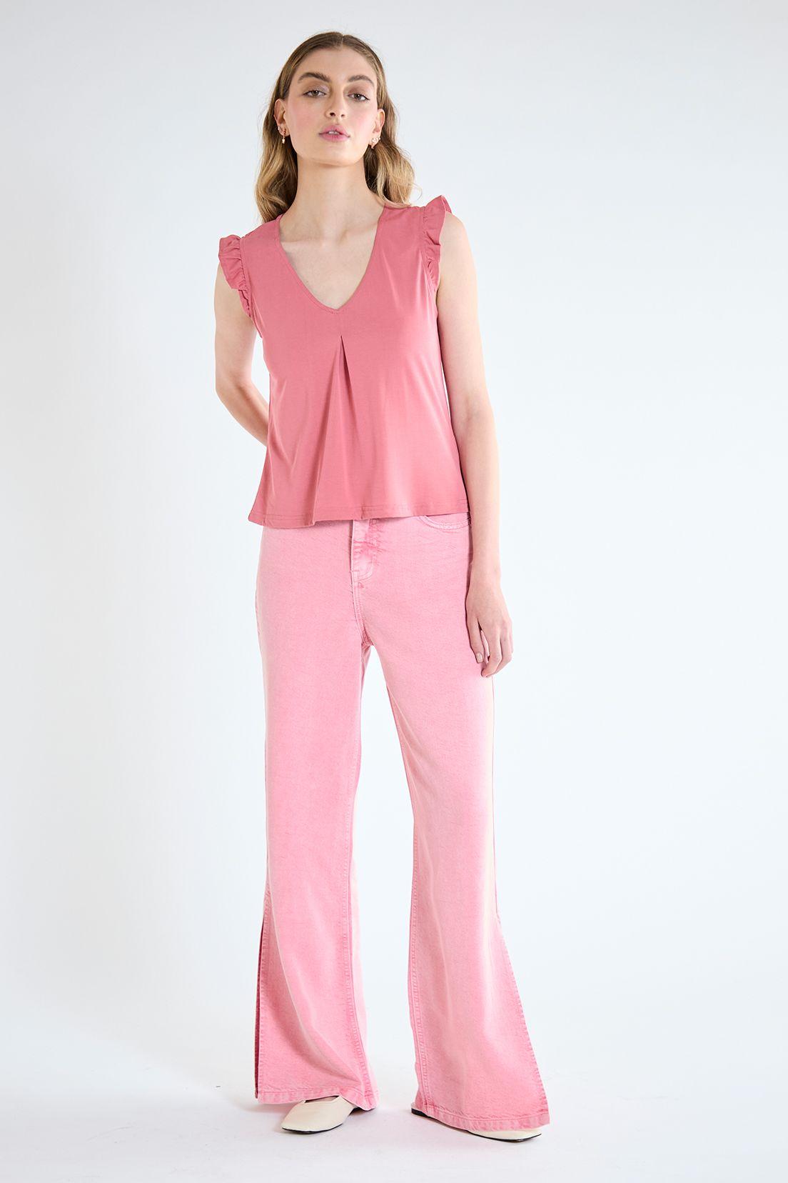 Polera Lisa fucsia iO 14220125050116-4