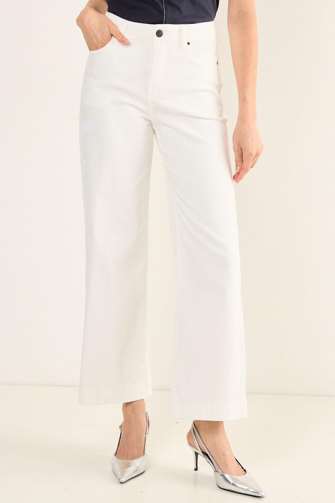 Jeans Flare Blanco Ma Griffe 11302126002101-1