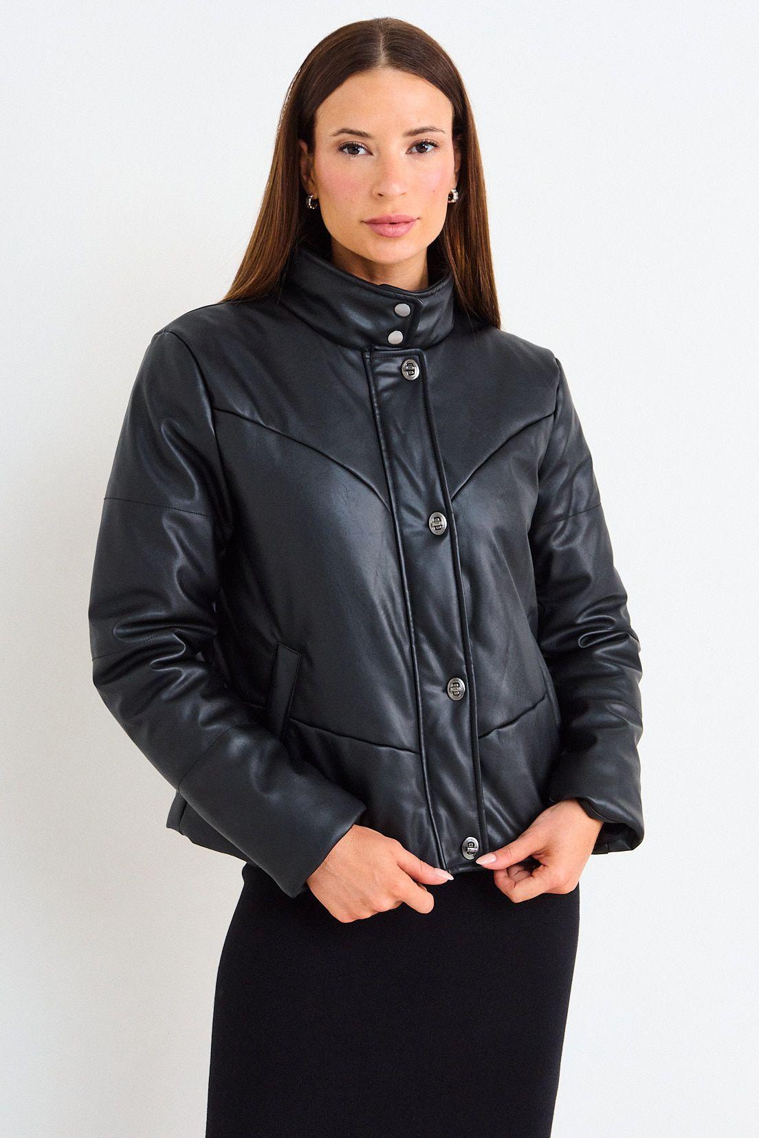 Chaqueta De Pu Negro Ash 17607126006102-0