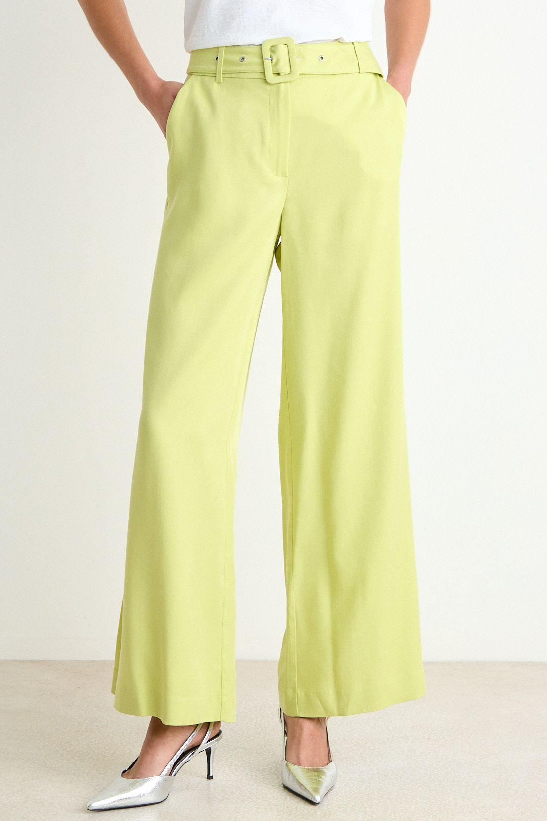 Pantalon Liso Palazzo Amarillo Ash 11007126052108-1