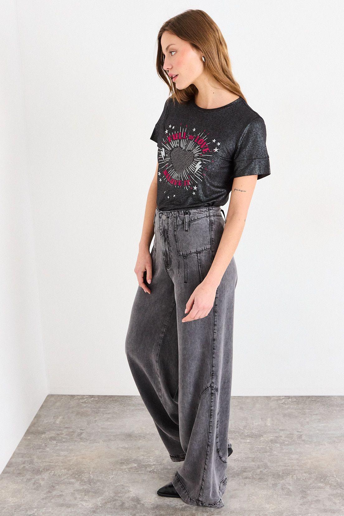 Polera Estampada Negro iO 14620226001102-4