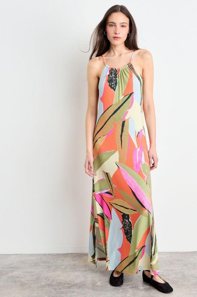 Vestido Fantasia Largo Verde iO 13520225050217-0