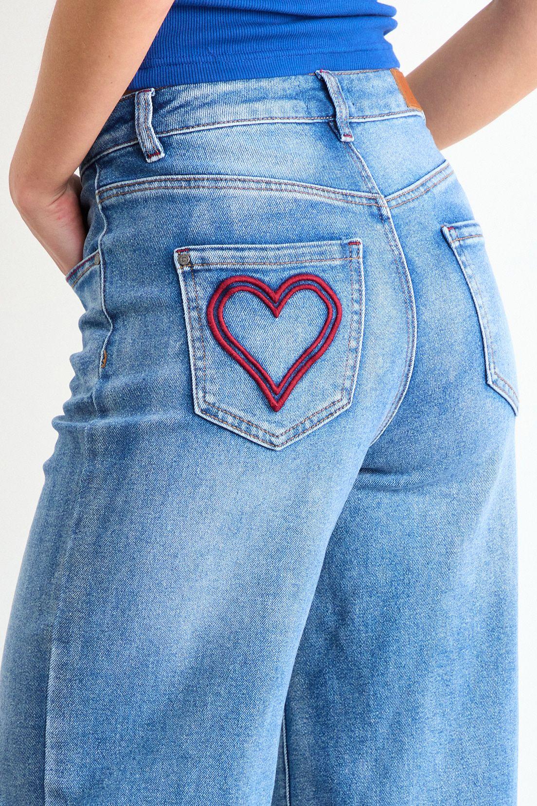 Jeans Liso Celeste iO 11320126006110-2