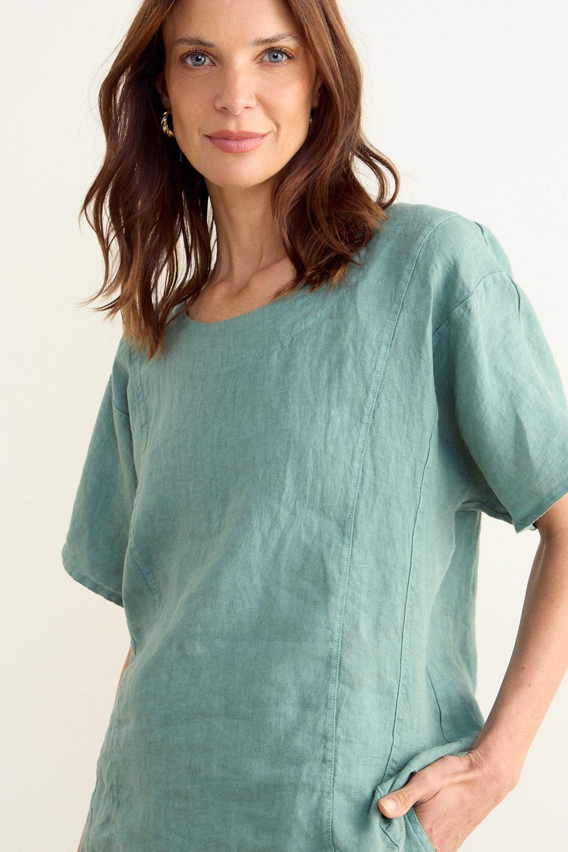 Blusa Lisa Verde Musgo Ma Griffe 14002225301107-2