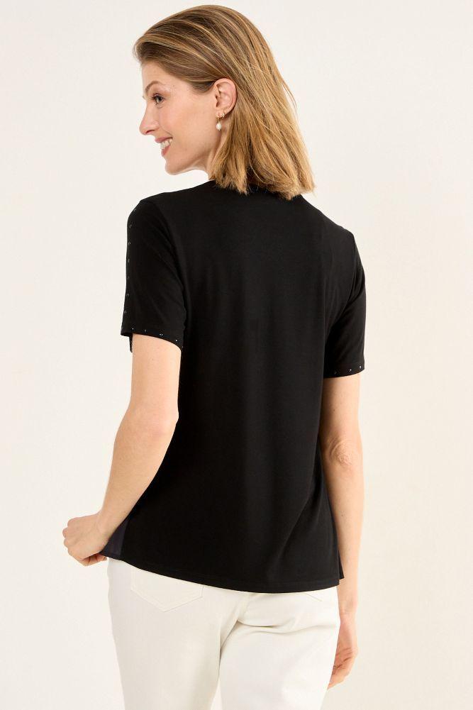 Polera Estampada Negro Ma Griffe 14604225030102-2