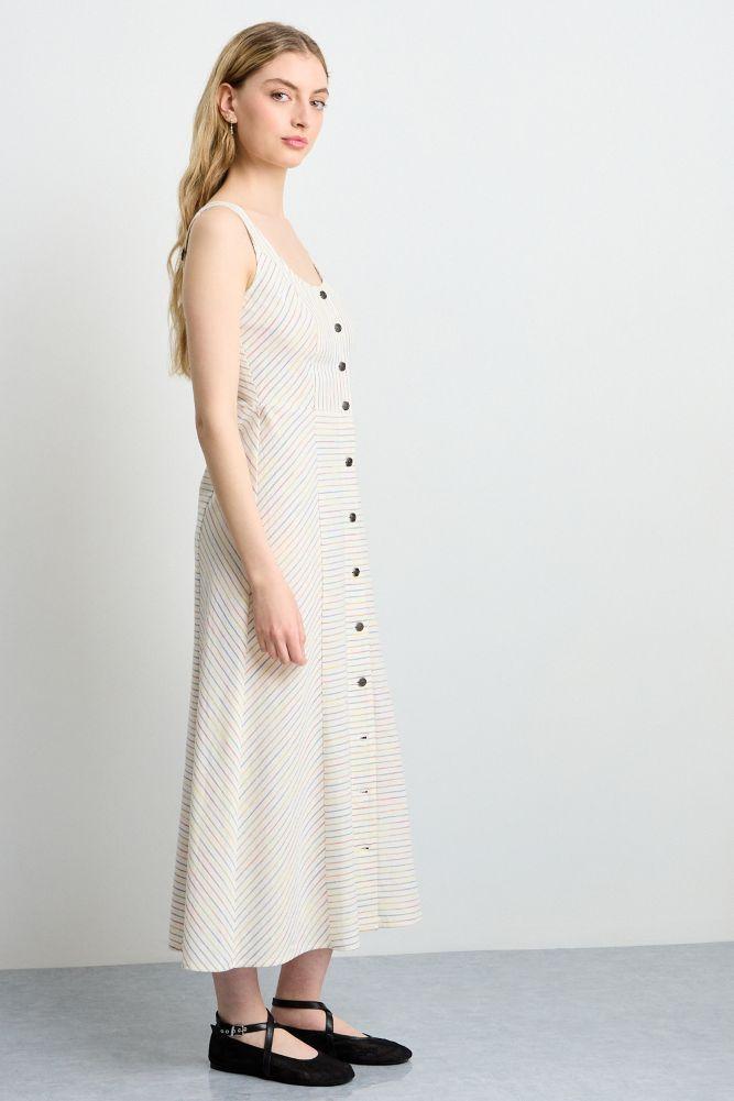 Vestido Fantasia Largo Crudo iO 13520225003105-4