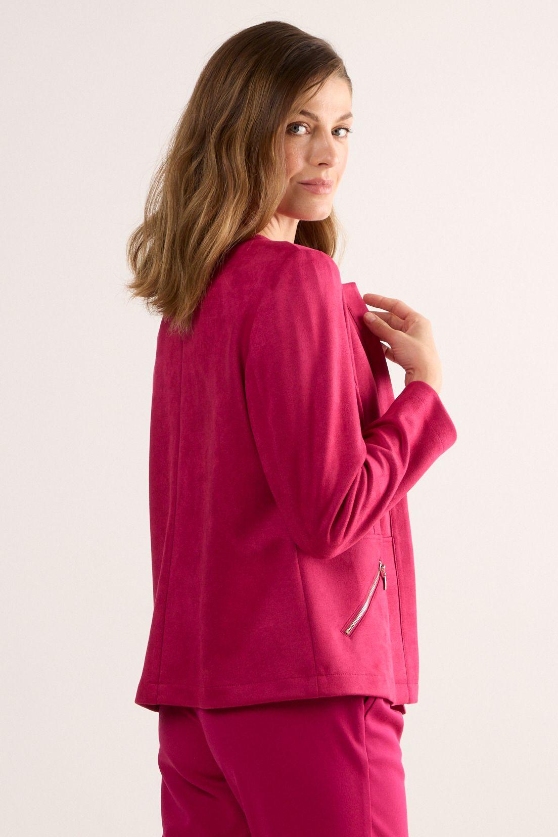 Chaqueta Fucsia Ma Griffe 17502225051116-3