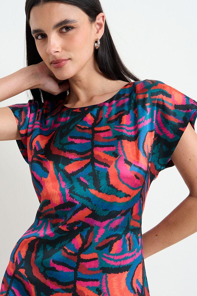 Vestido Largo Print Rojo Ash 13507225003103-2