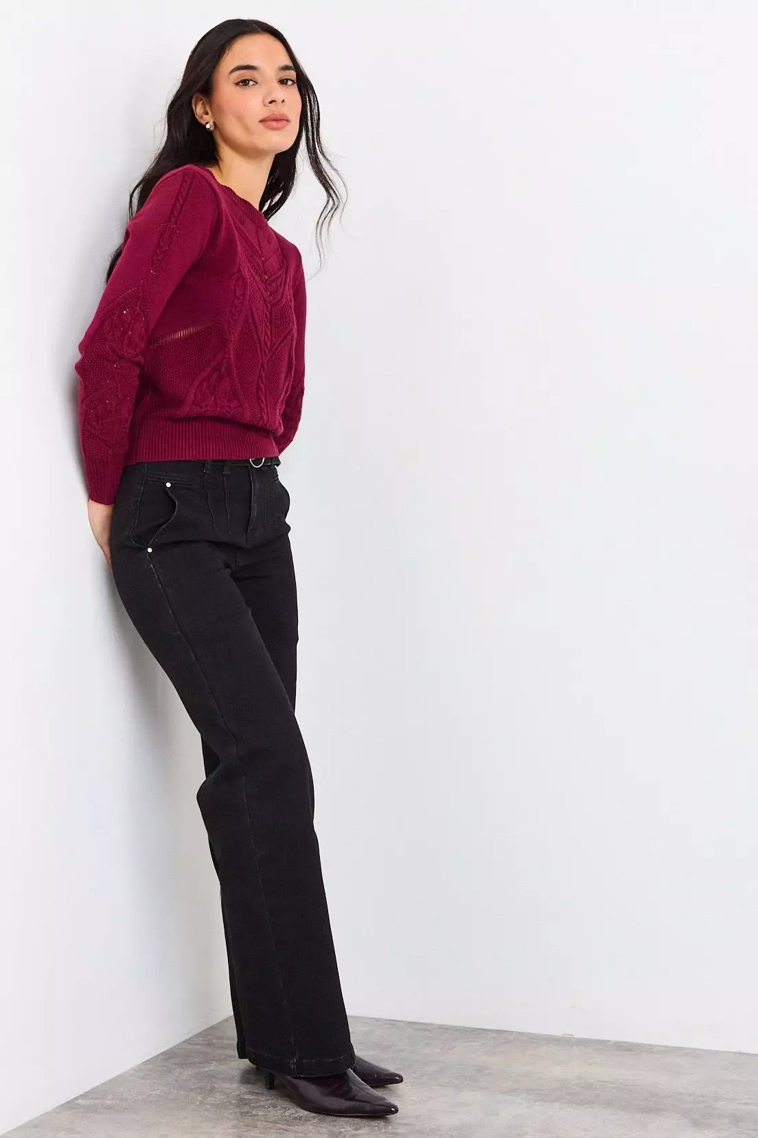 Sweater Liso Burdeos iO 18120226002112-4