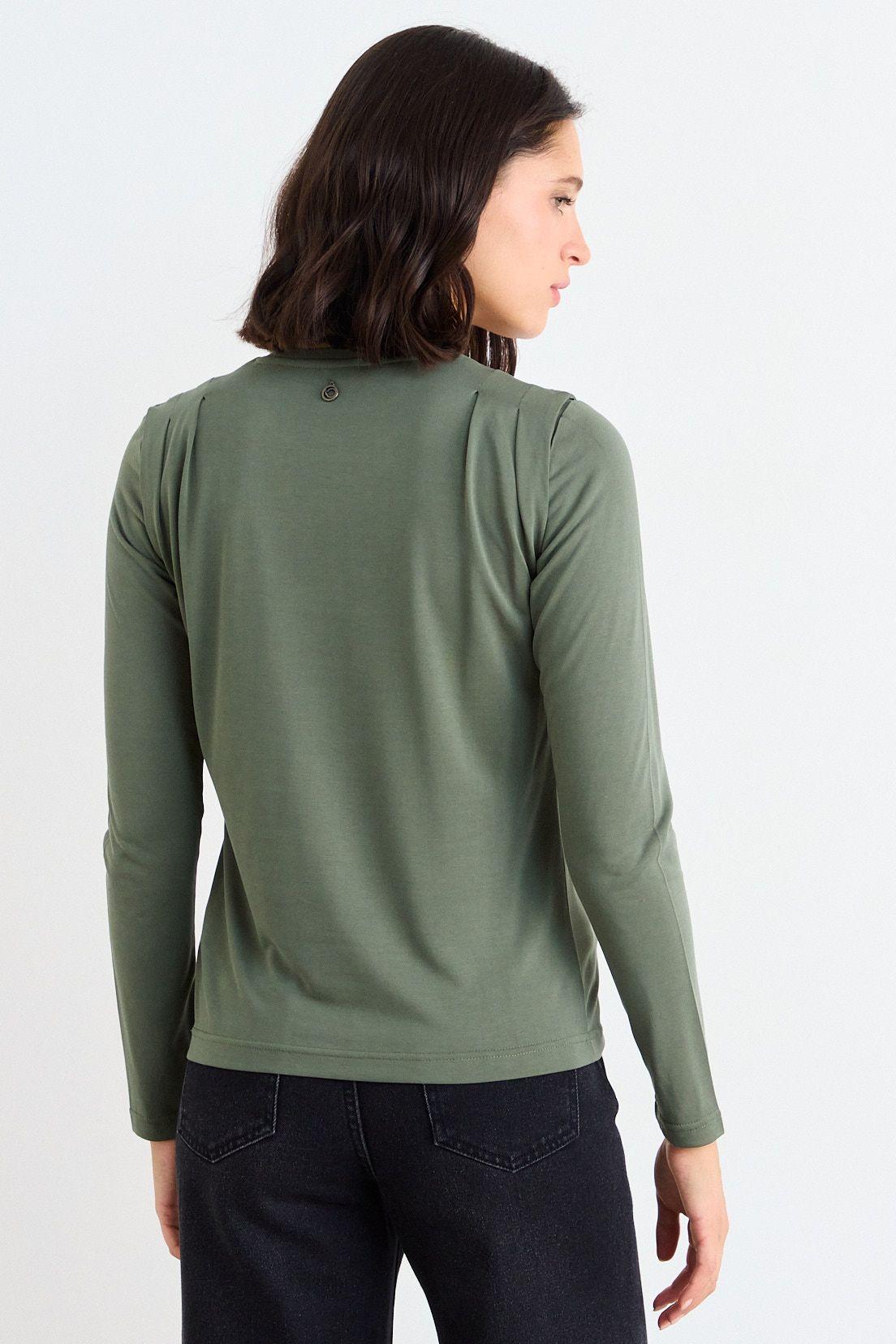 Polera Estampada Verde Oliva iO 14620126052107-2