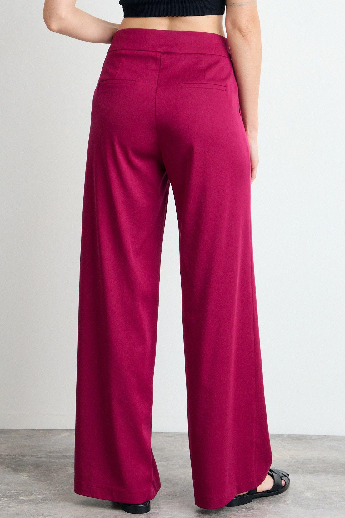 Pantalon Liso Burdeos iO 11020126050112-3