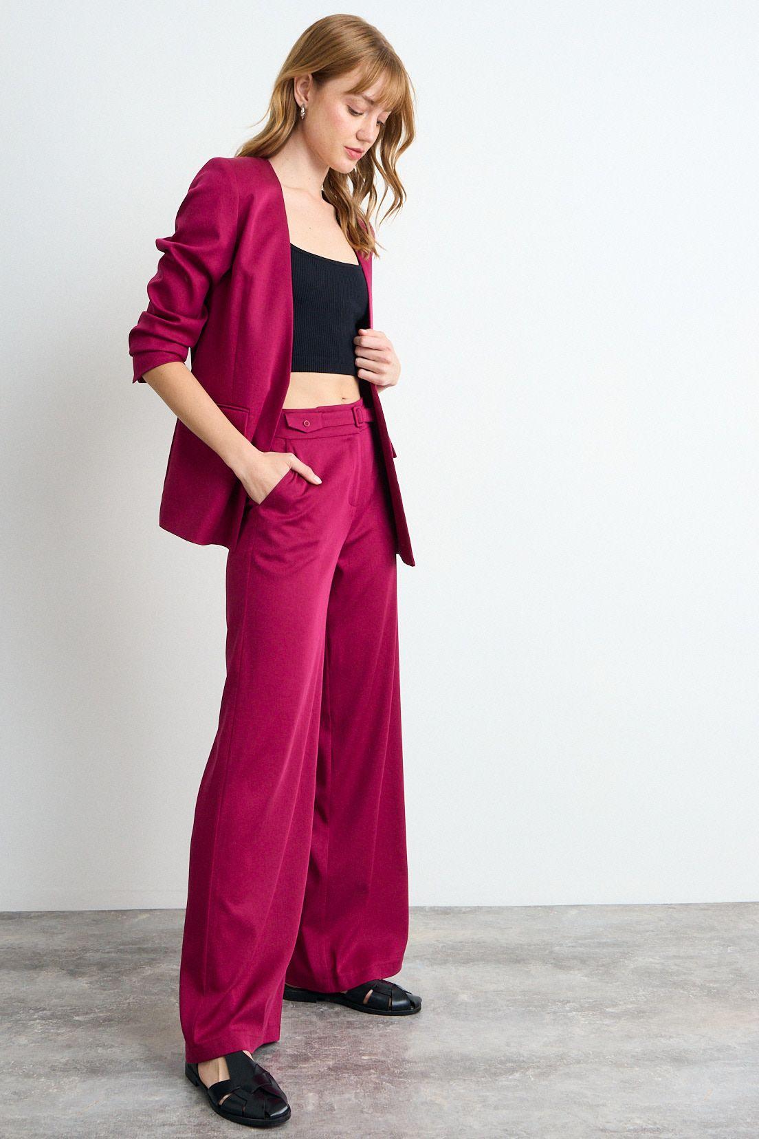 Pantalon Liso Burdeos iO 11020126050112-4