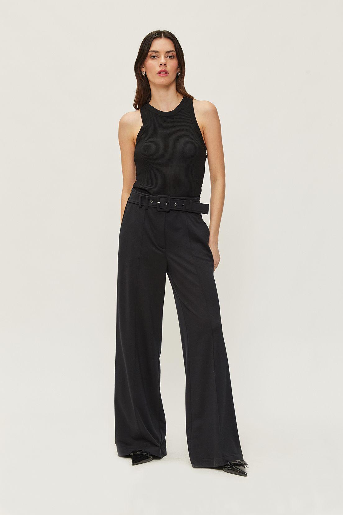Pantalon Liso Negro iO 11020224013102-0