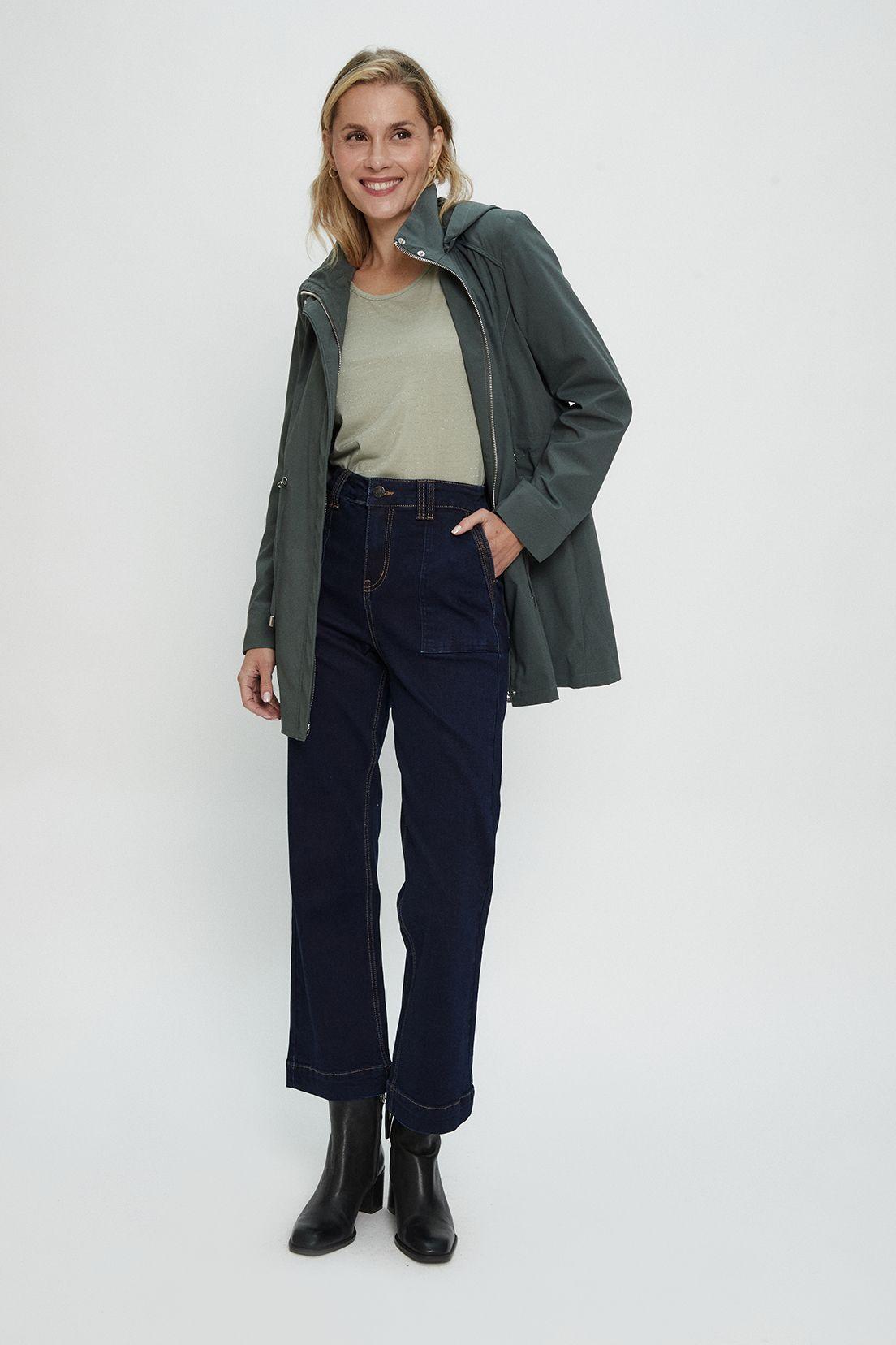 Trench Liso verde musgo Ma Griffe 17402224001107-0