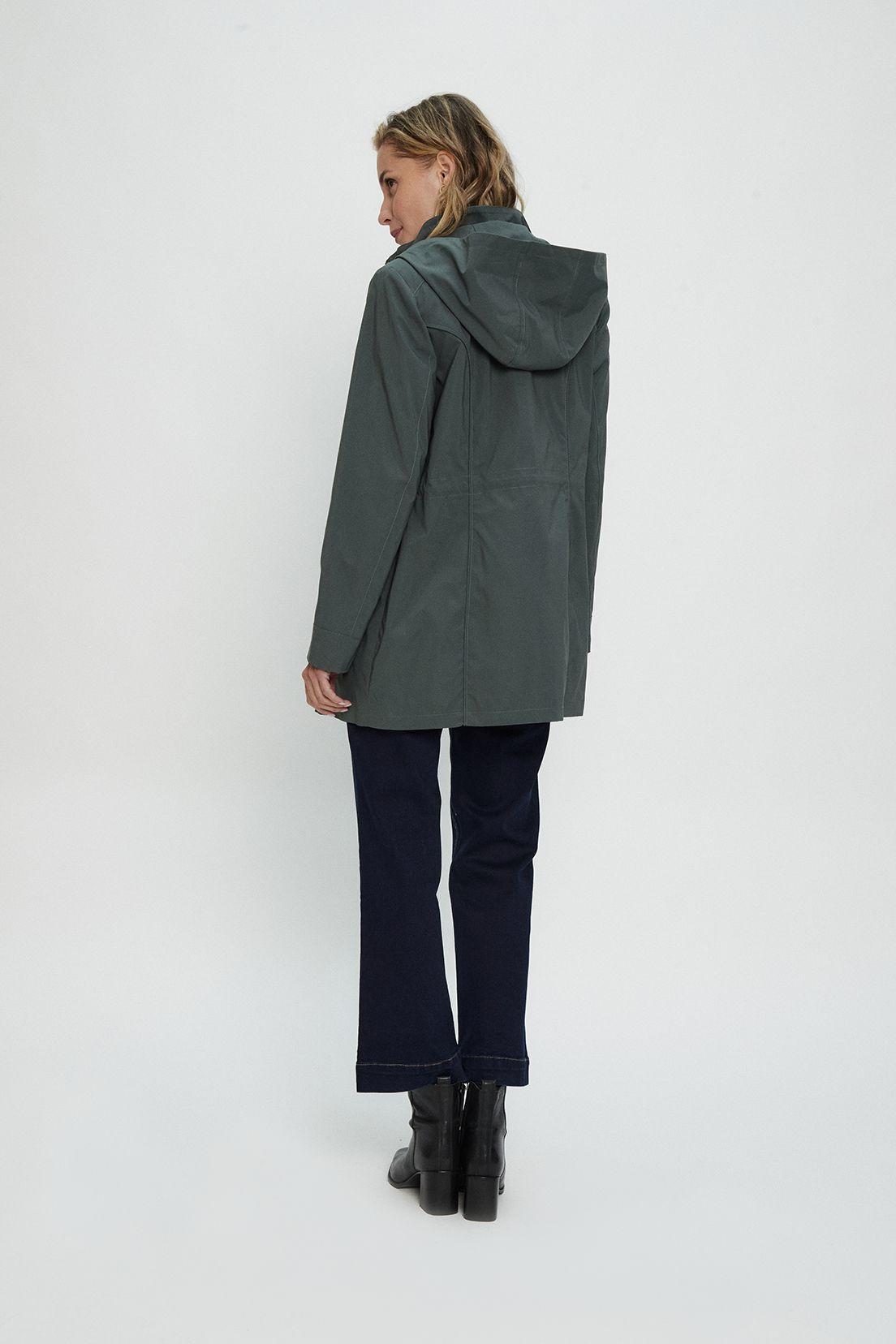 Trench Liso verde musgo Ma Griffe 17402224001107-4
