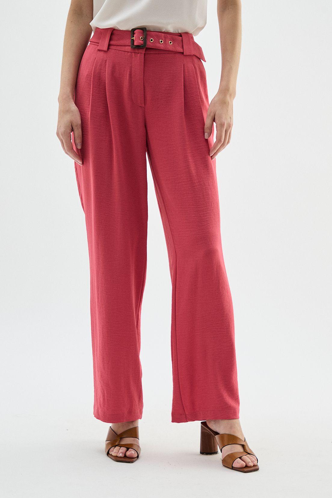 Pantalon Con Cinturon Rosado Ma Griffe 11002224061123-1