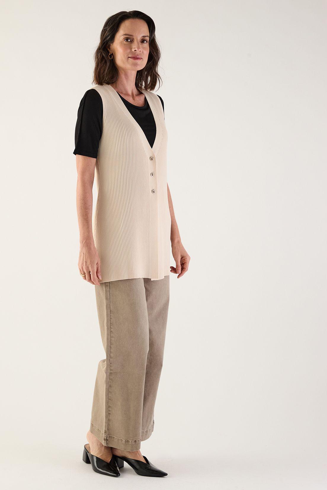 Chaleco Liso Beige 18002125050106-3