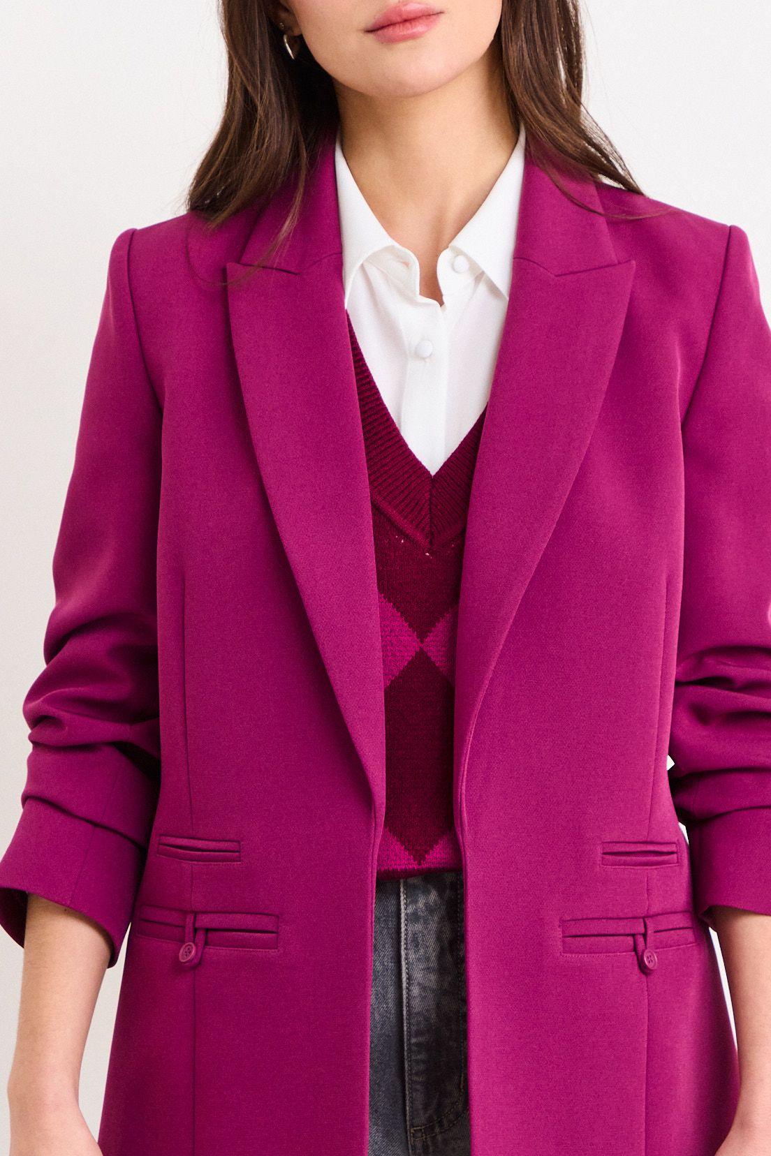 Blazer Liso Burdeos iO 16020226002112-1