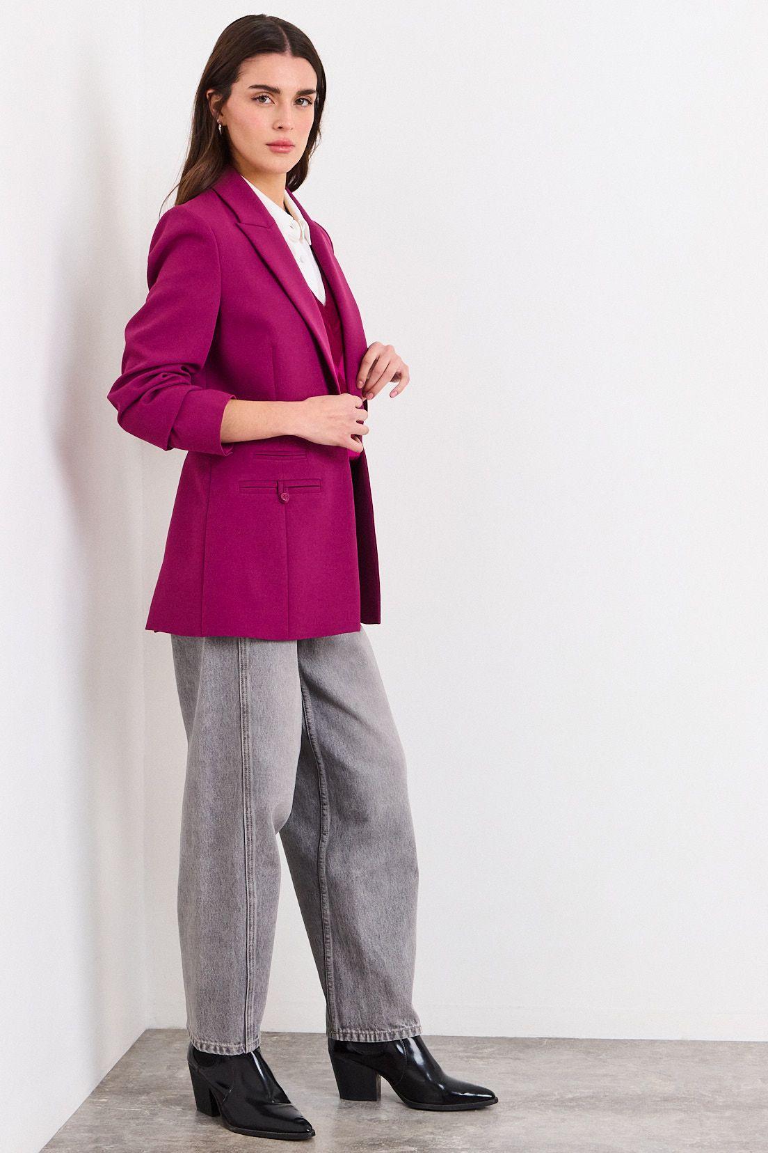 Blazer Liso Burdeos iO 16020226002112-4