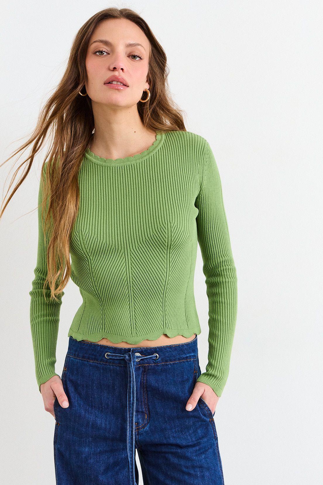 Sweater Verde Oliva iO 18120226011107-1