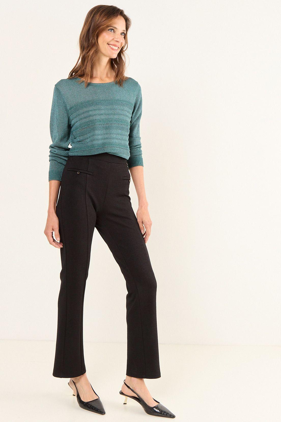 Calza Recta Negro Ma Griffe 11402126001102-3