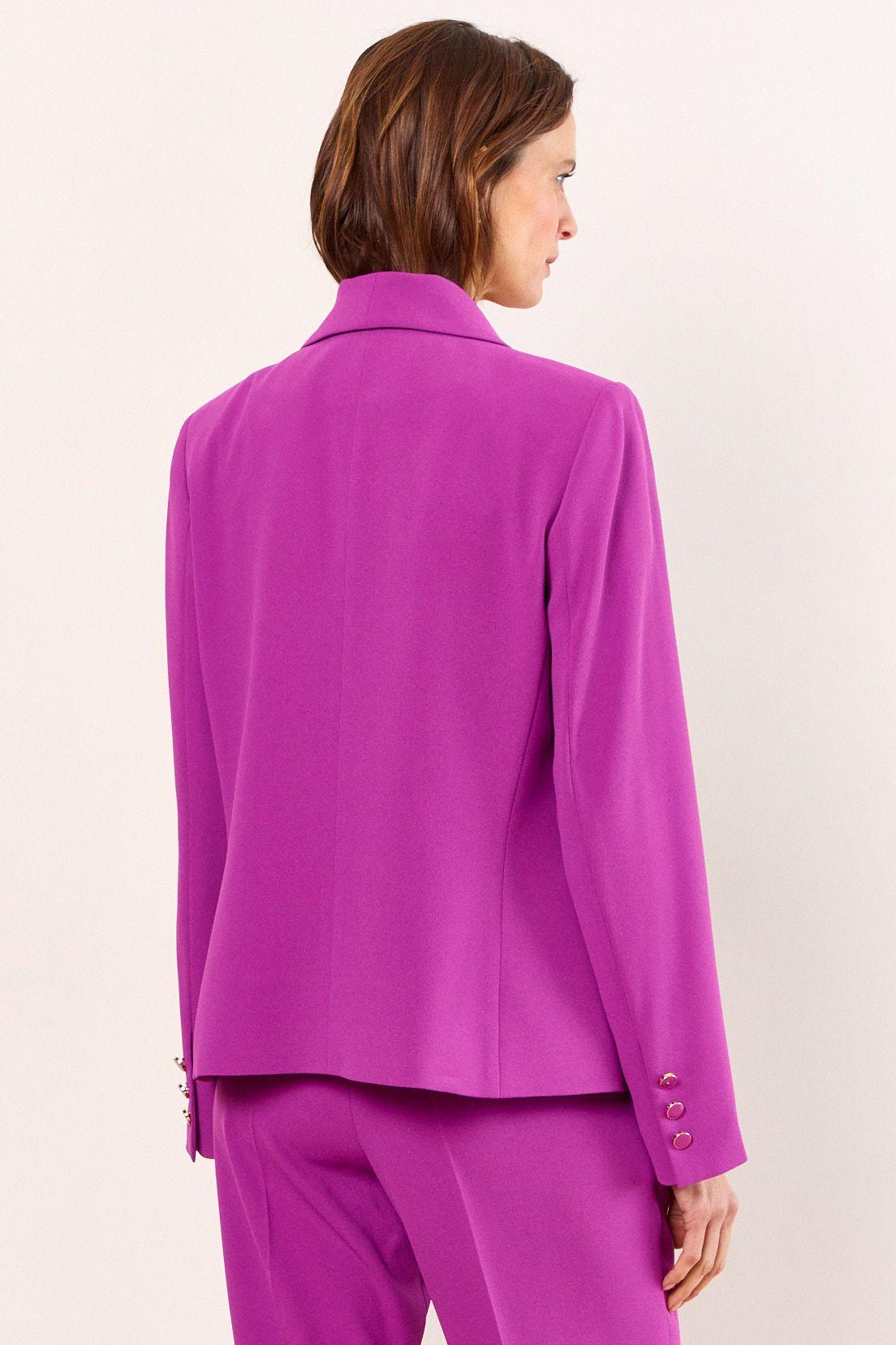 Blazer Solapa Continua Morado Ma Griffe 16002226052121-2