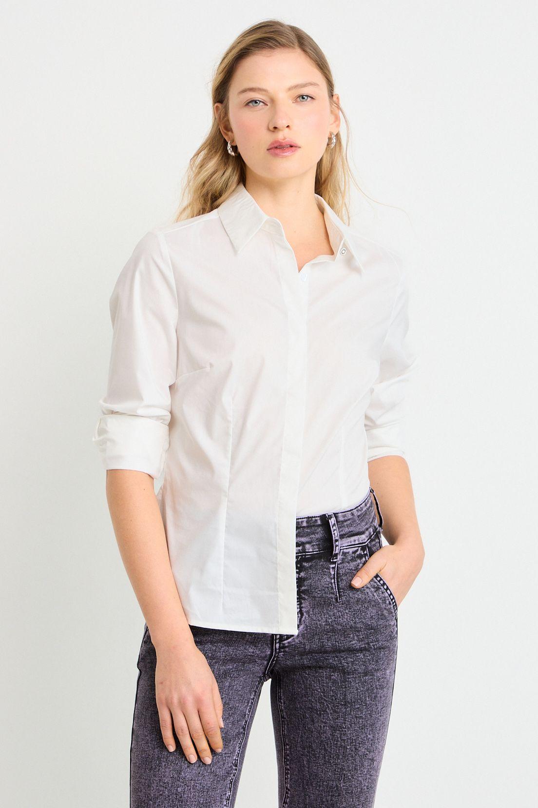 Blusas Manga Larga Crudo Ash 14007225091105-0