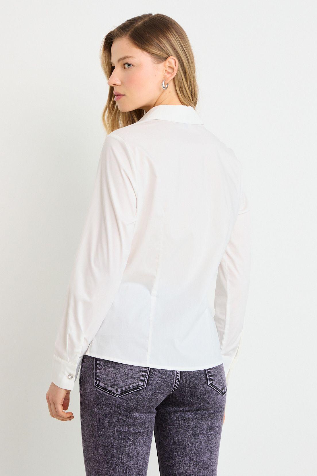 Blusas Manga Larga Crudo Ash 14007225091105-2