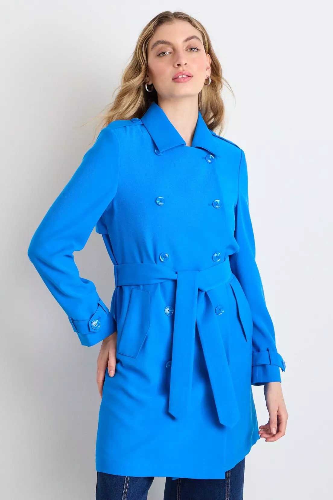 Trench Liso Azulino iO 17404225002134-0