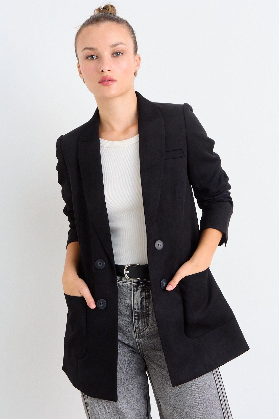 Blazer Liso Negro iO 16020126061102-0