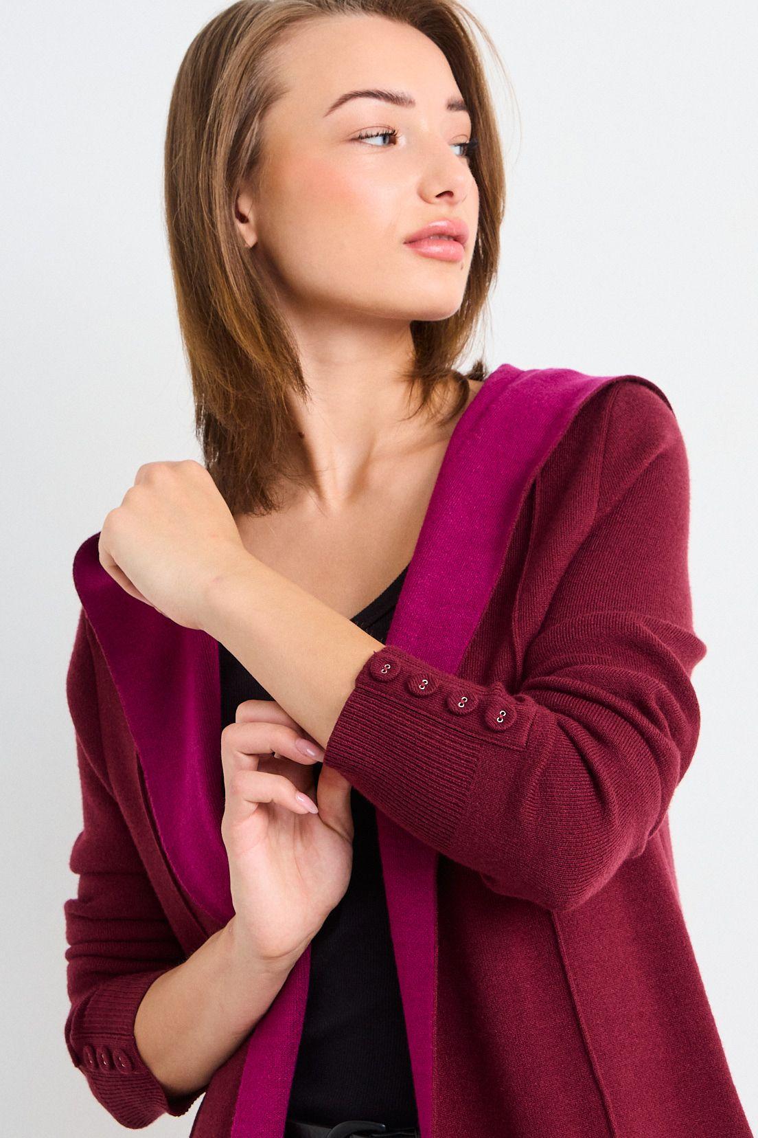 Chaleco Liso Burdeos iO 18020126007112-2