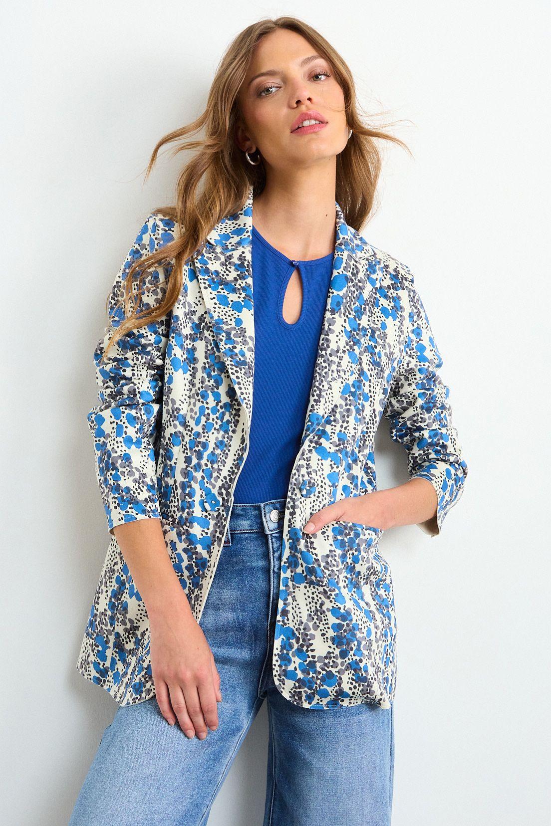 Blazer Fantasia Azul iO 16120126002104-1