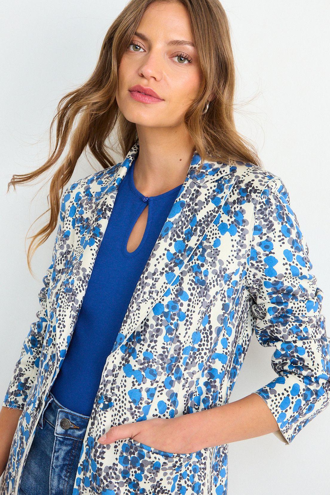 Blazer Fantasia Azul iO 16120126002104-1