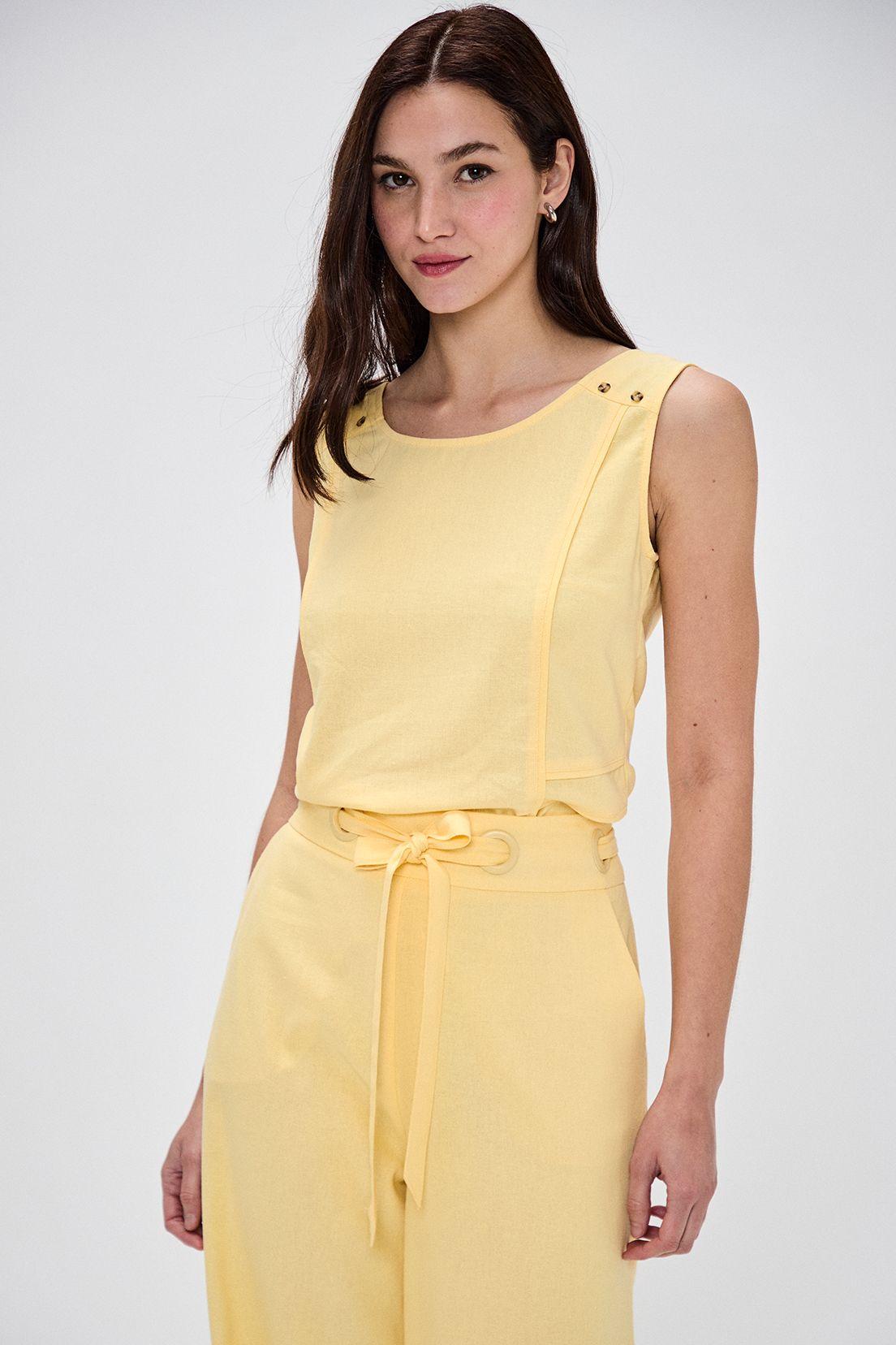 Blusa Lisa amarillo iO 14020224065108-0