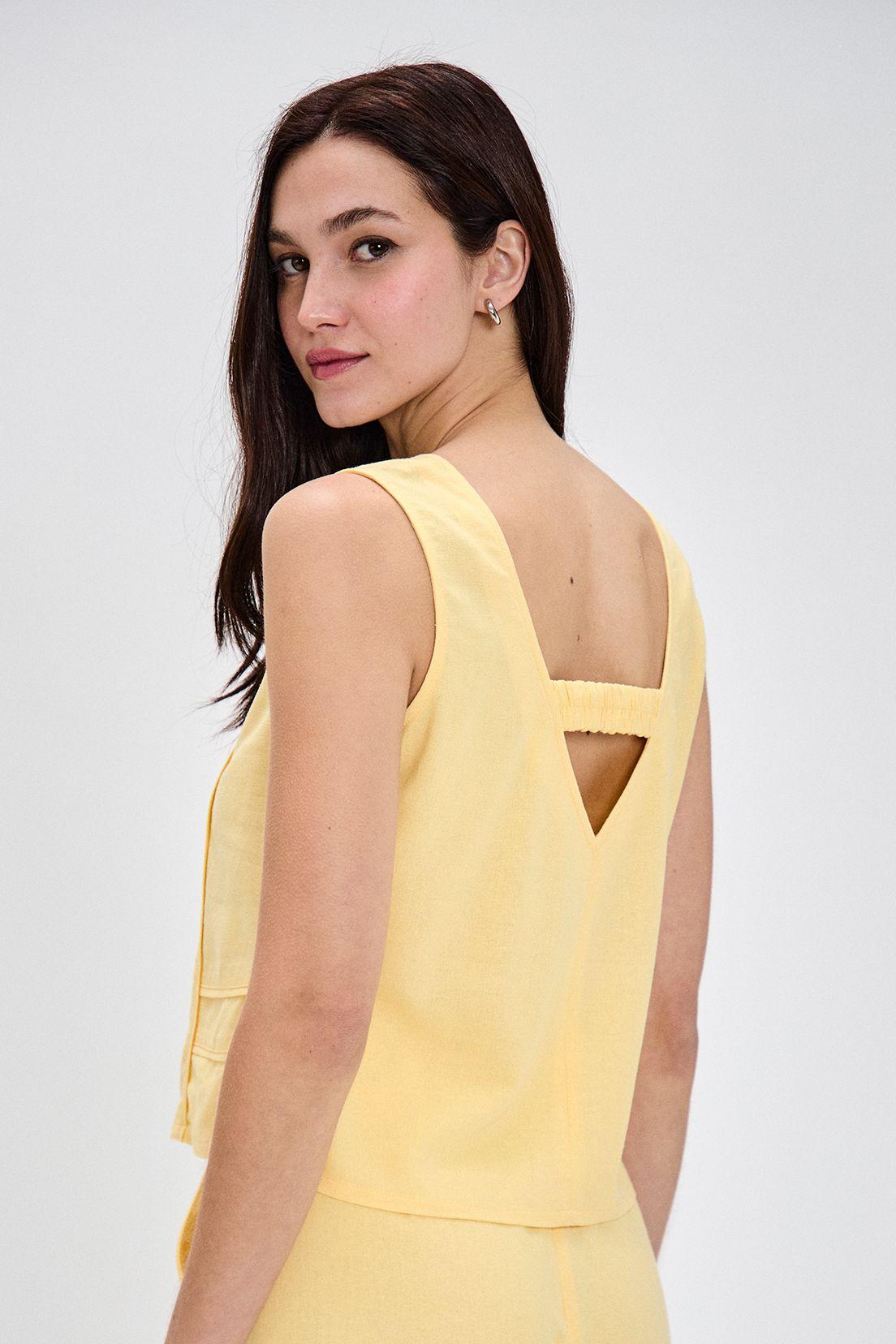 Blusa Lisa amarillo iO 14020224065108-3