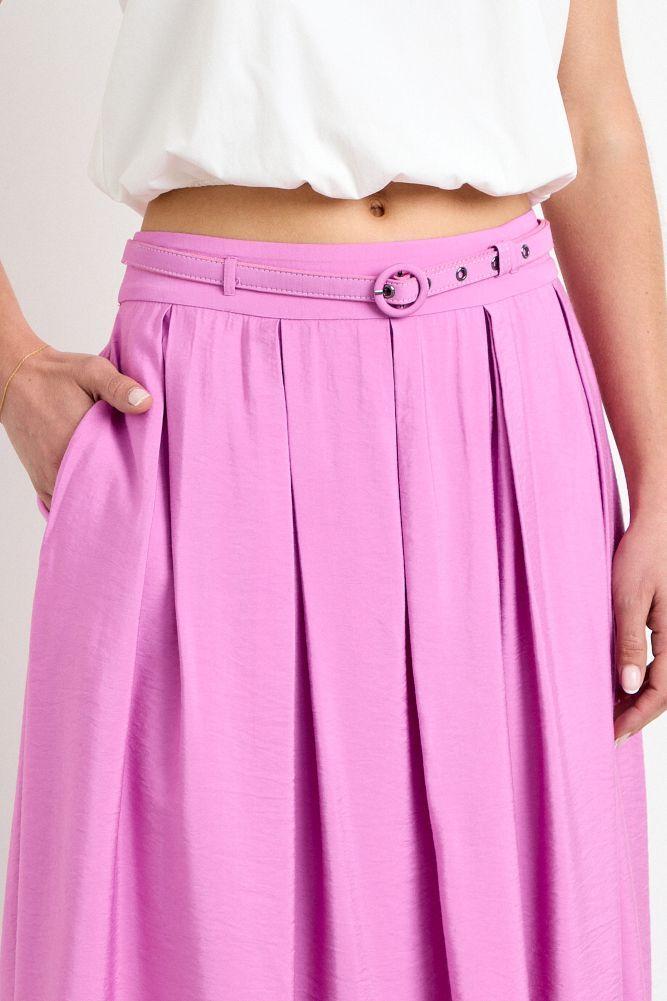 Falda Lisa Larga Morado iO 12320225051121-2