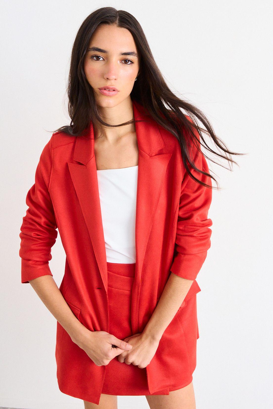Blazer Liso Rojo iO 16020126010114-0