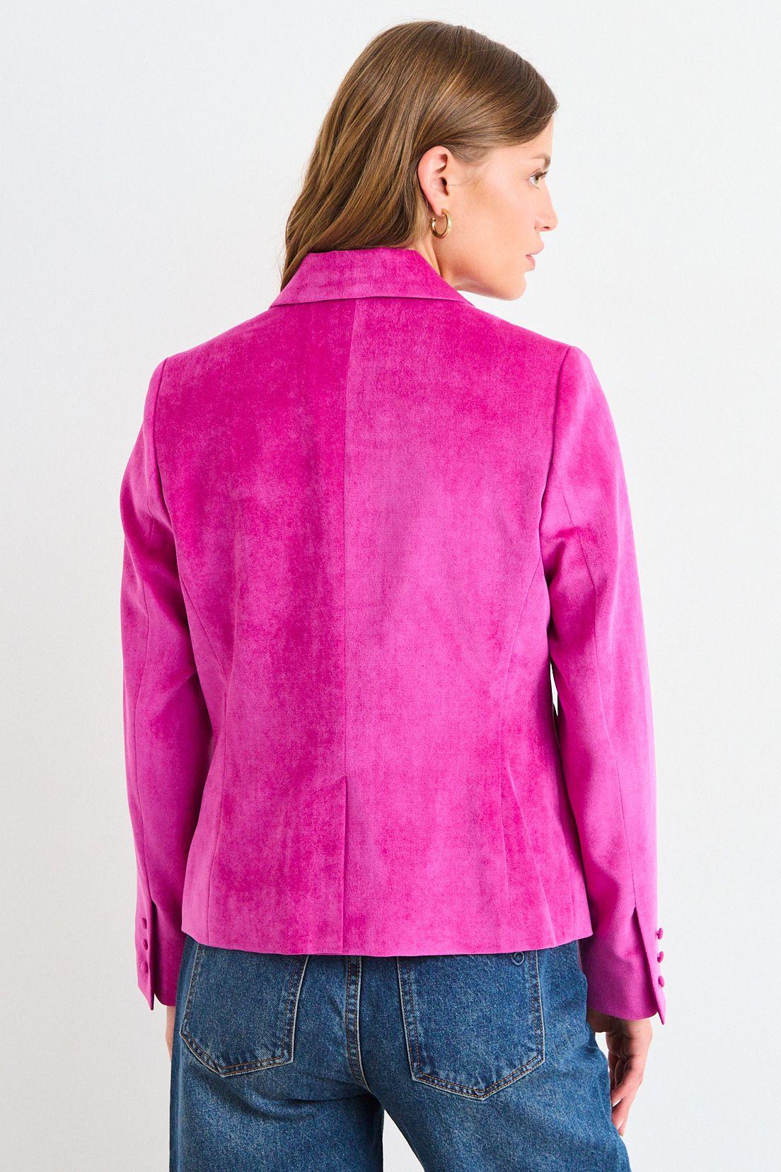 Blazer Liso Fucsia iO 16020126060116-2