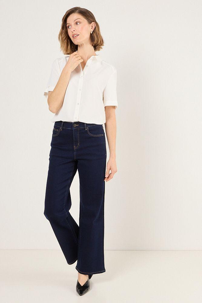 Blusa Camisera Lisa Blanco Ma Griffe 14002225063101-3