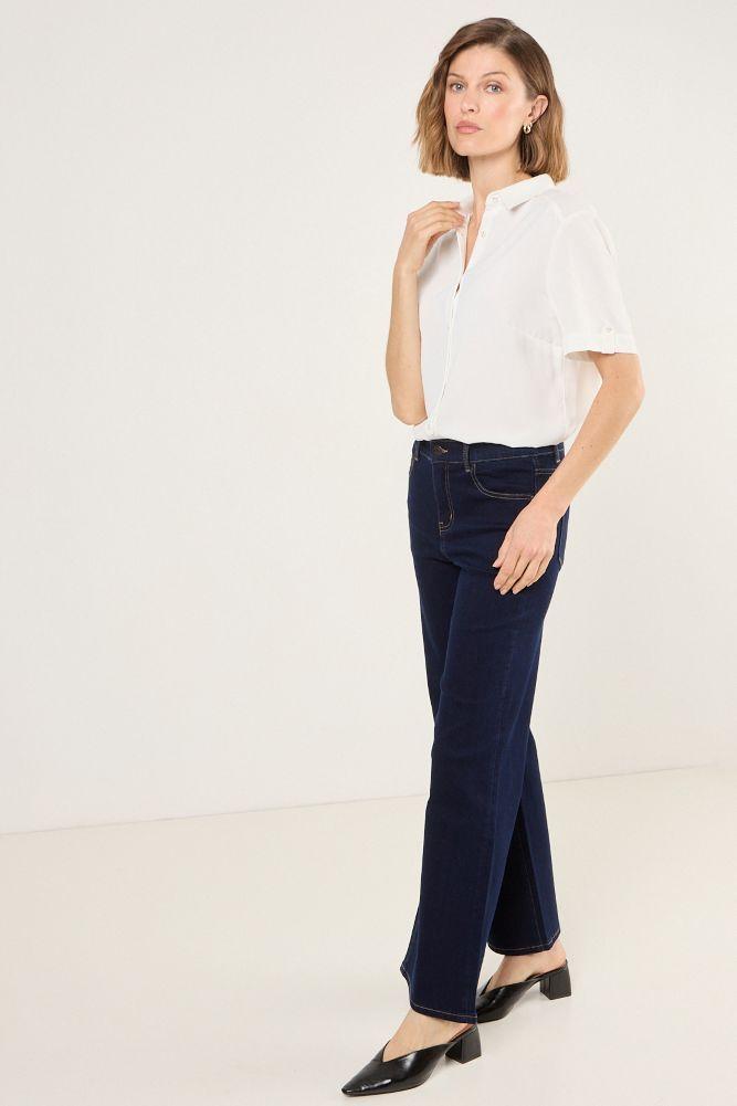 Blusa Camisera Lisa Blanco Ma Griffe 14002225063101-4