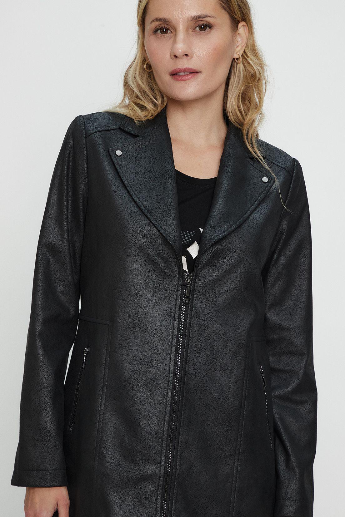 Trench Liso Negro Ma Griffe 17402224002102-2