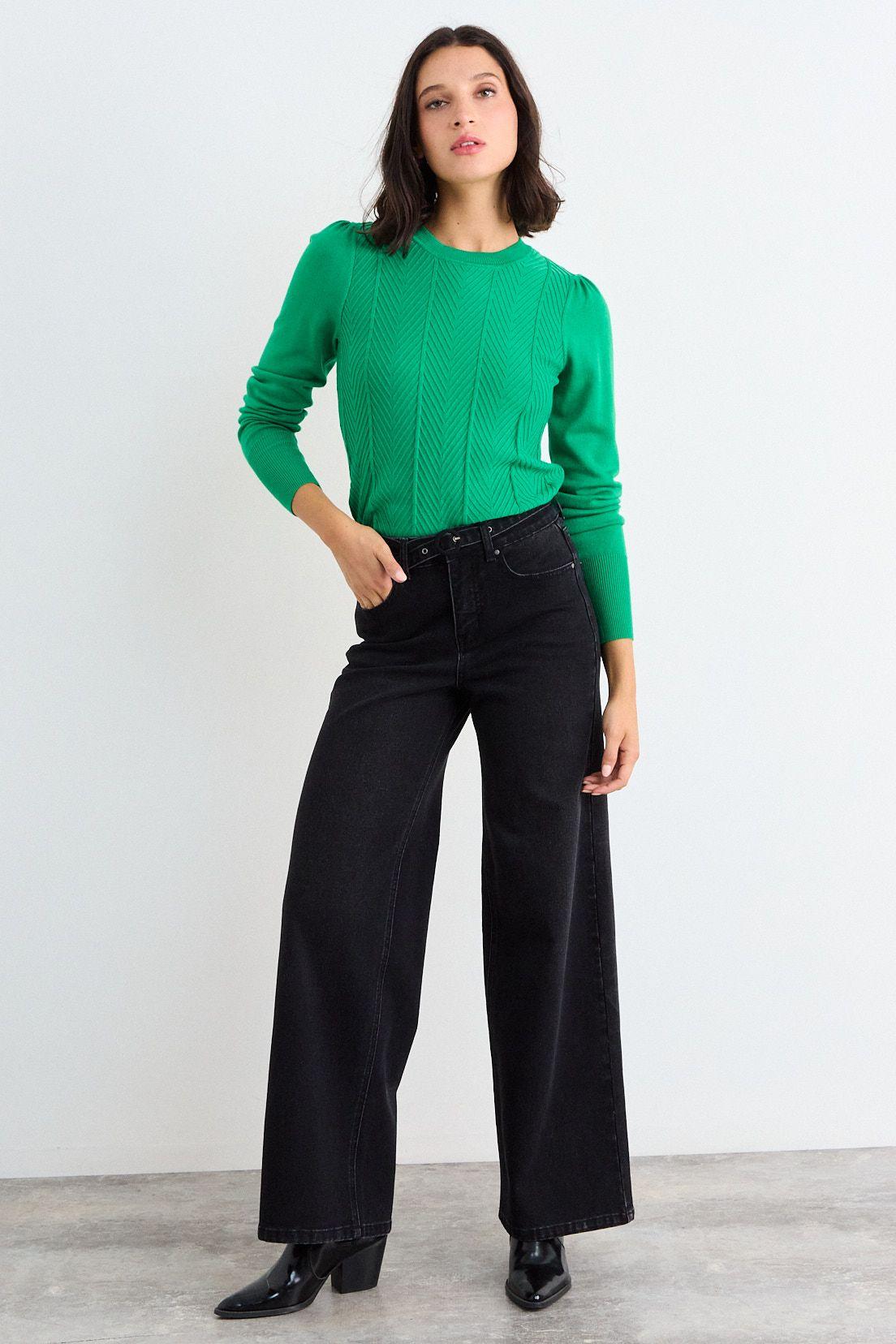 Sweater Liso Verde Oliva iO 18120126023107-4