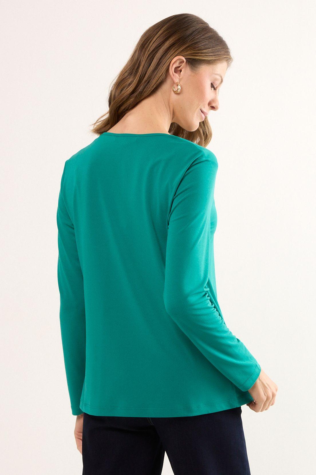 Polera Manga Larga Verde Ma Griffe 14202225050217-3