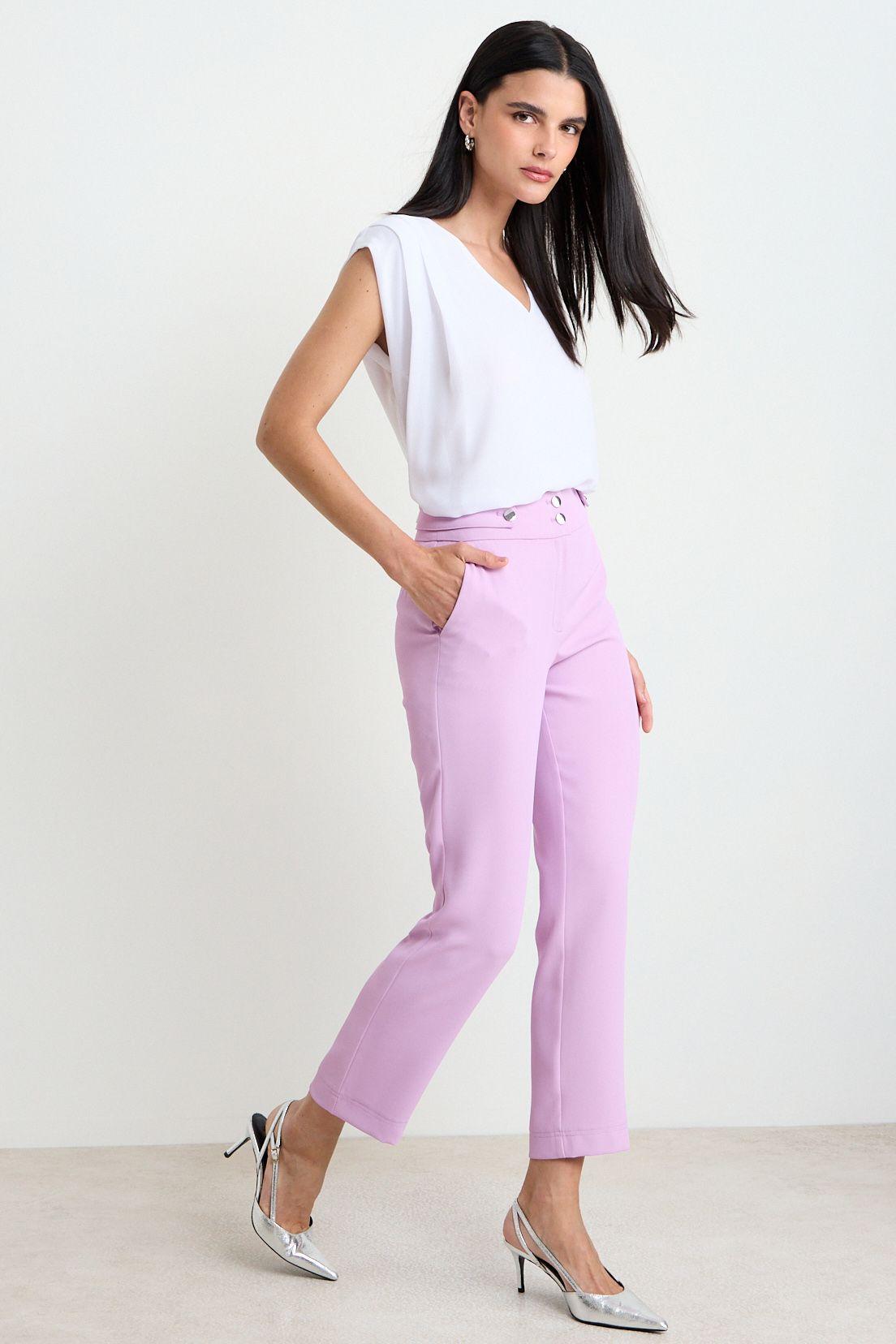 Pantalon Liso Morado Ash 11004225074211-4
