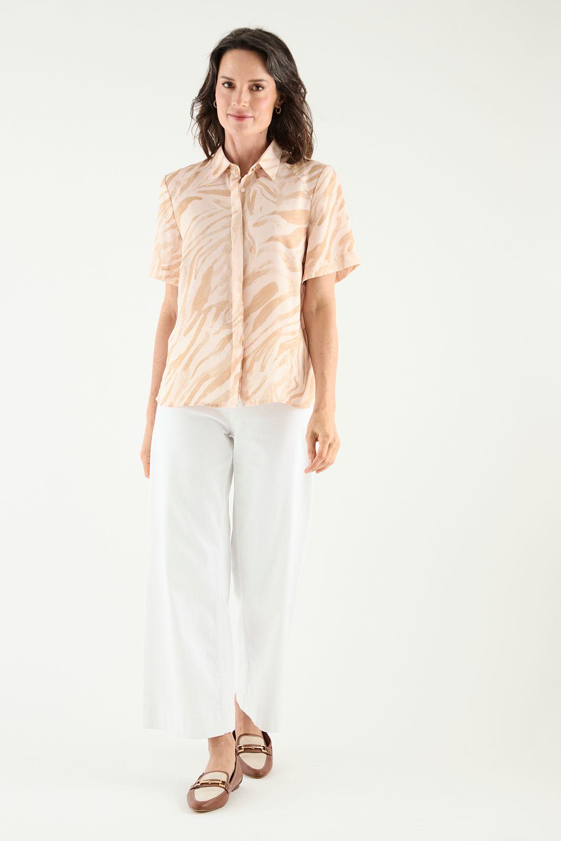 Blusa Camisera Estampada Crudo Ma Griffe 14102125050105-4
